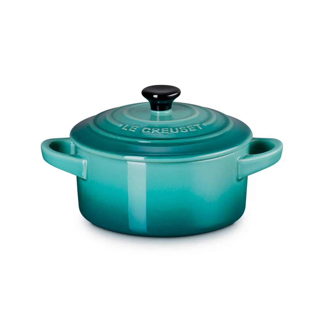 Le Creuset Mini Cocotte Turquoise 10 cm