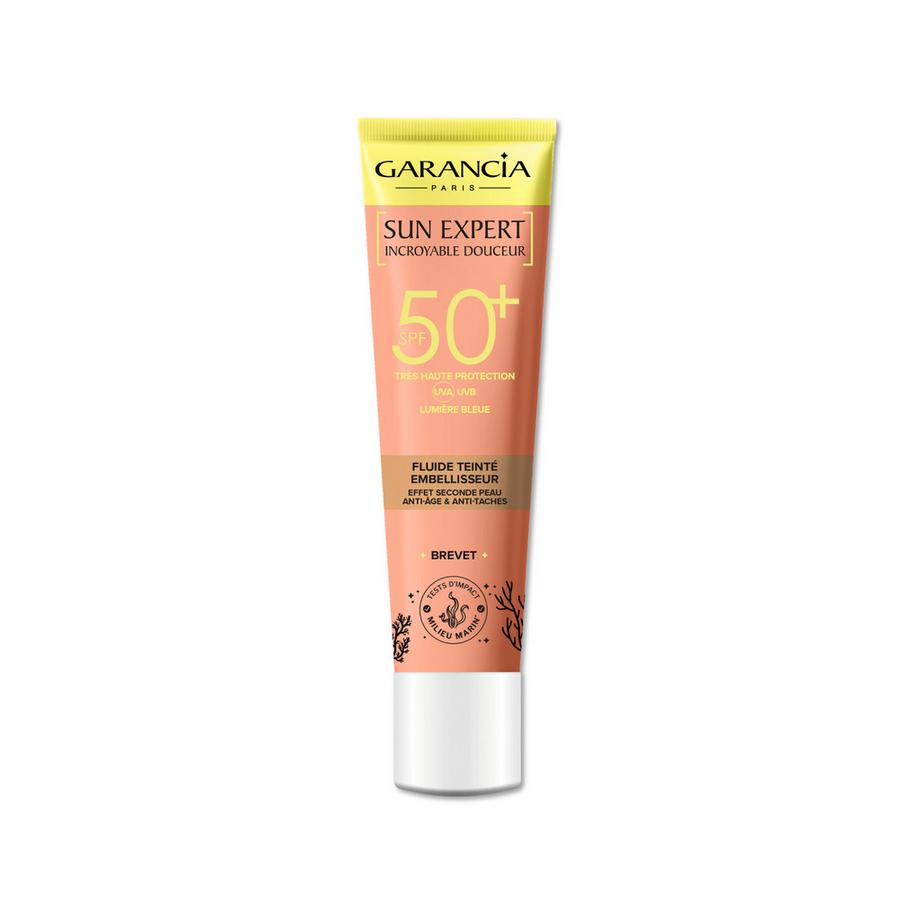 Solaire Fluide Teinté Embellisseur SPF50+ Effet Seconde Peau Anti-Âge & Anti-Tâches