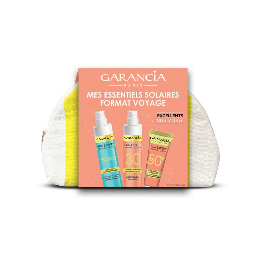 GARANCIA  Trousse solaire format voyage Vos protections solaires pour l'été !  