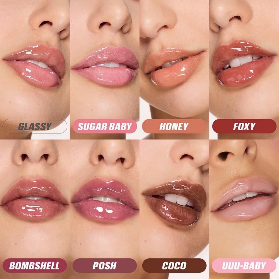 Huda Beauty Hochglänzender Lipgloss Faux Filler 