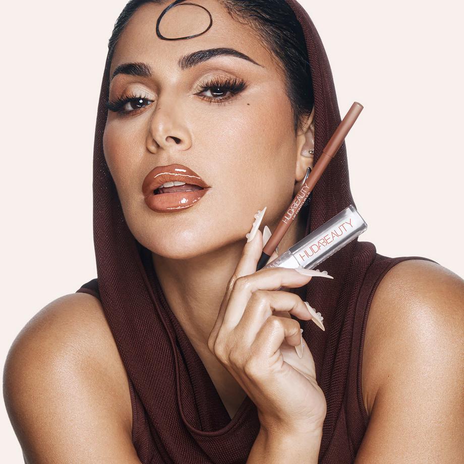 Huda Beauty Hochglänzender Lipgloss Faux Filler 