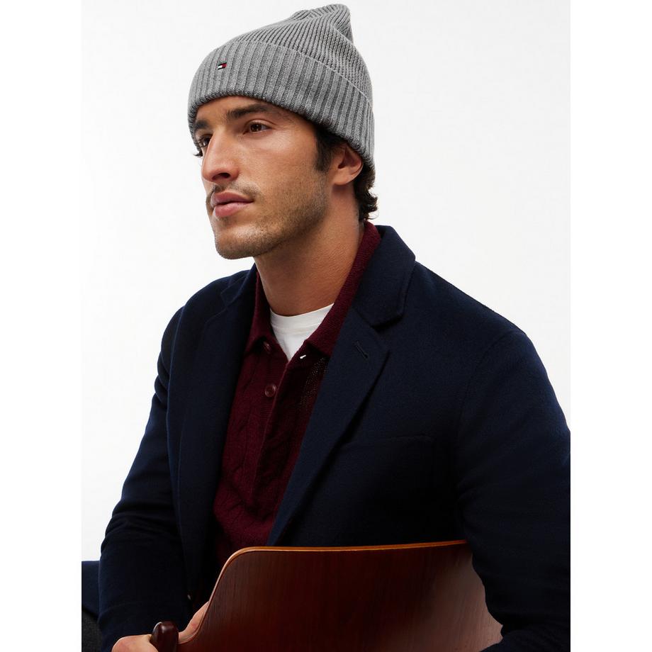 TOMMY HILFIGER Flag Pima Cotton Beanie  