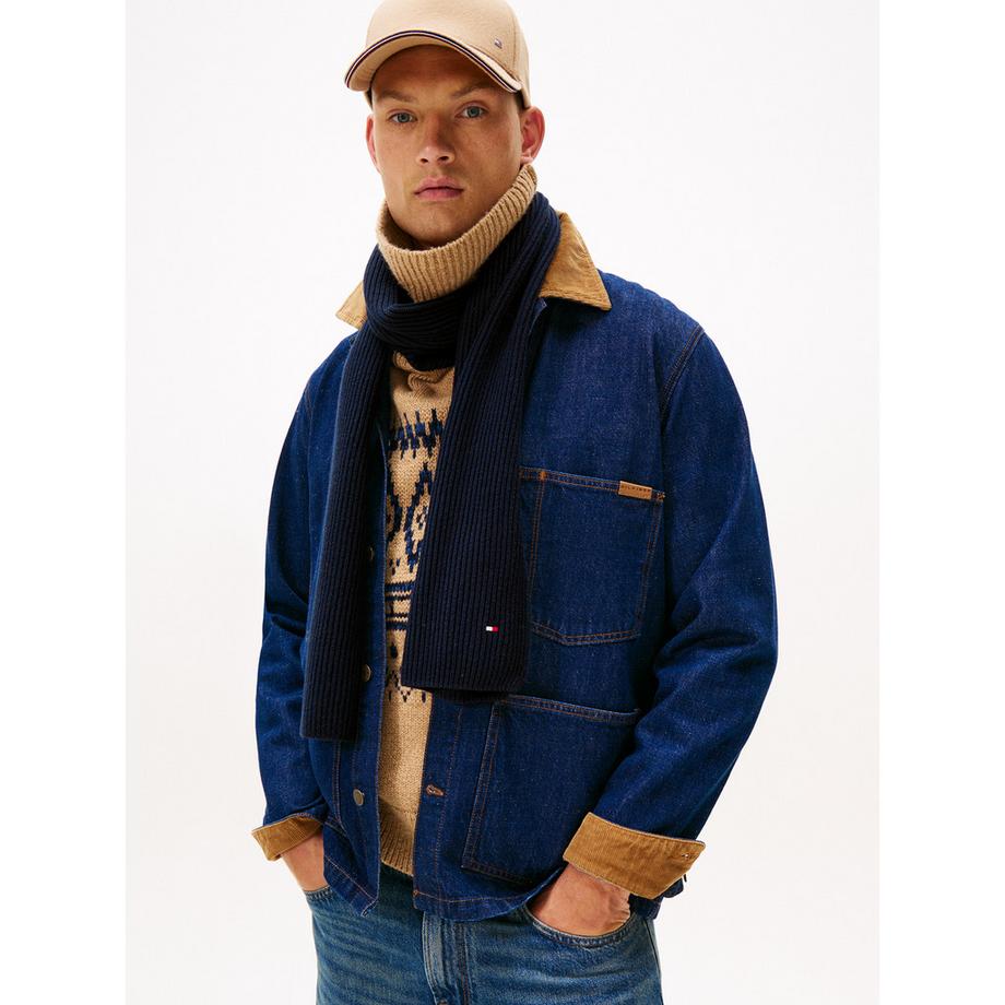 TOMMY HILFIGER Sciarpa Flag Pima Cotone Cashmere  