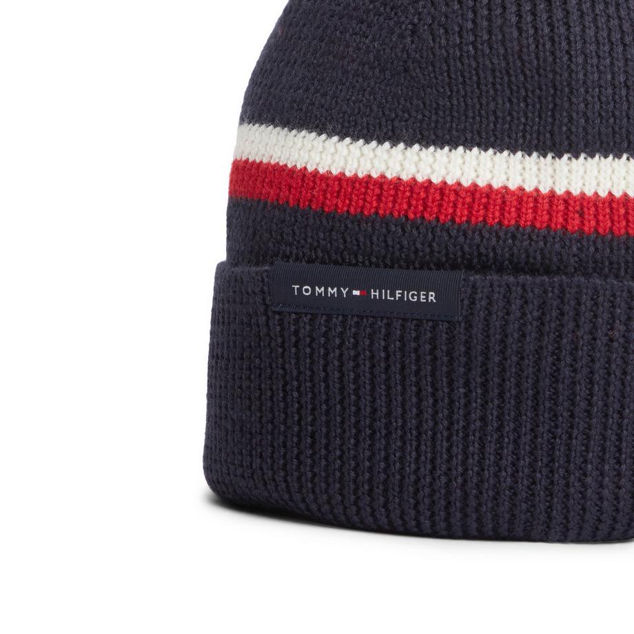 TOMMY HILFIGER Bonnet tricoté rayé  