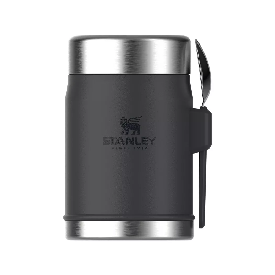 Stanley Legendary 0.41L Black Food Jar and Spork