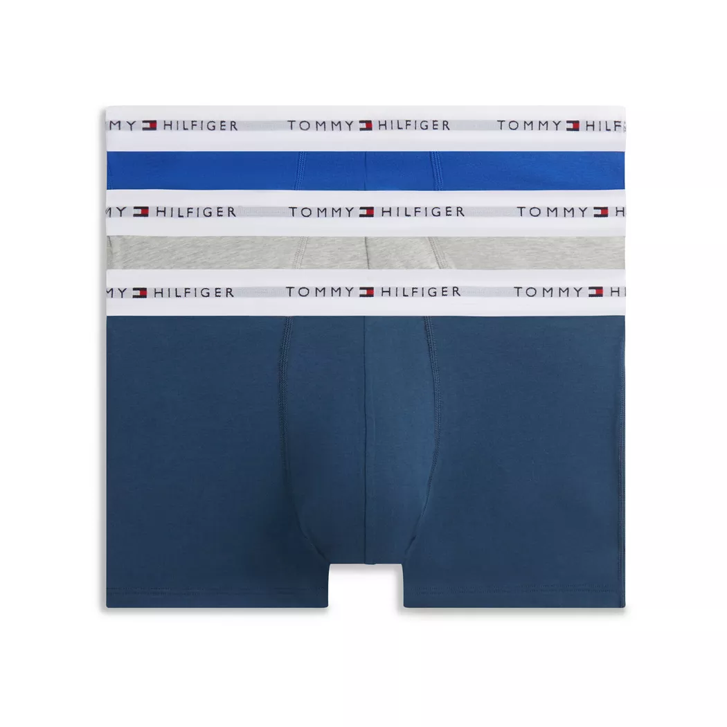 TOMMY HILFIGER Pantalones 3 unidades rojo azul oscuro | M
