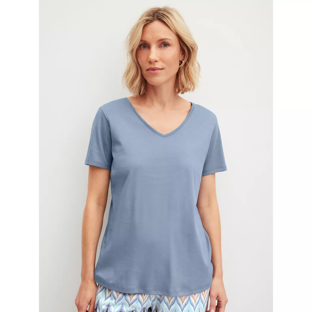 Calida - Shirt, für Damen, Blau, Größe S