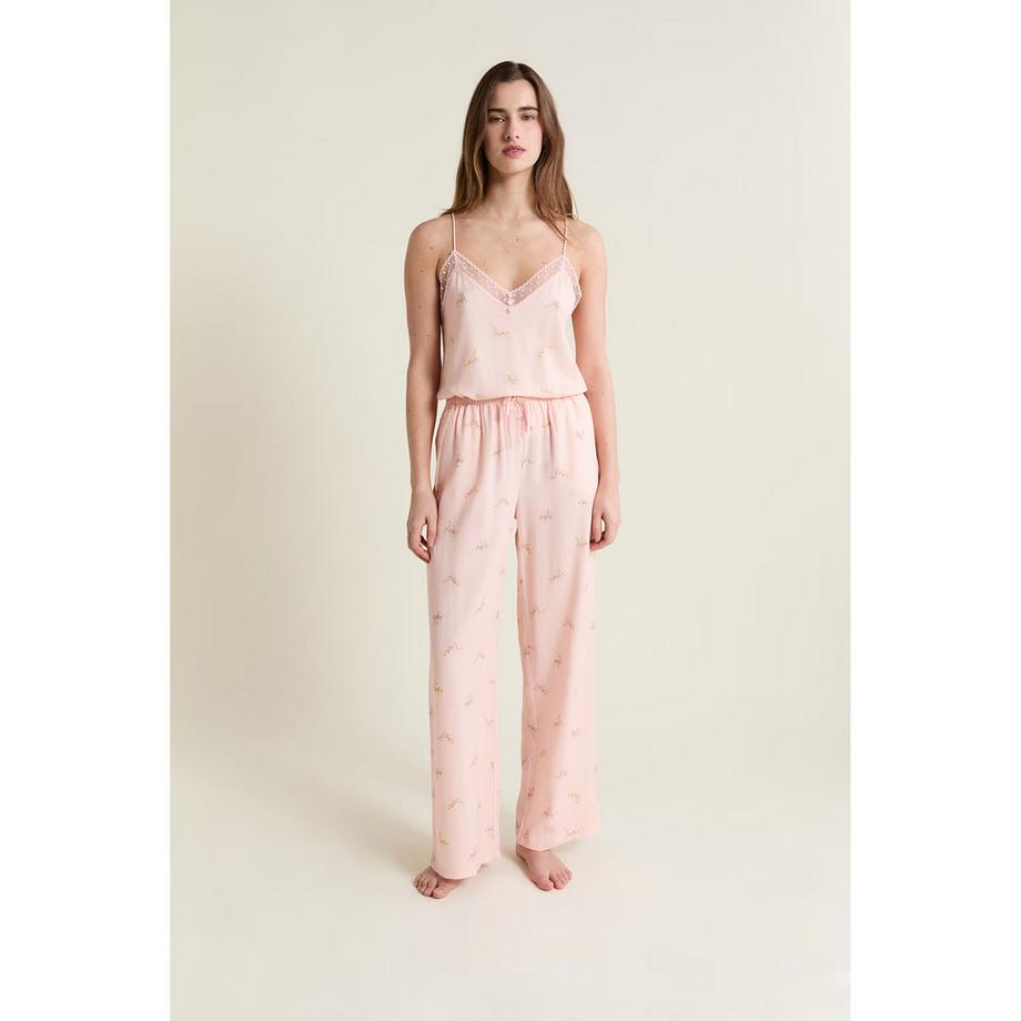 Etam Pantalon de pyjama motif floral  