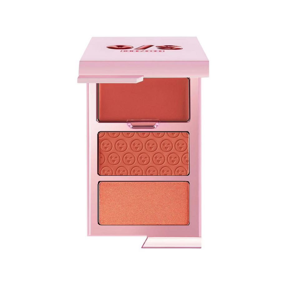 Cheek Clapper 3D - Blush-Trio mit 3 verschiedenen Texturen