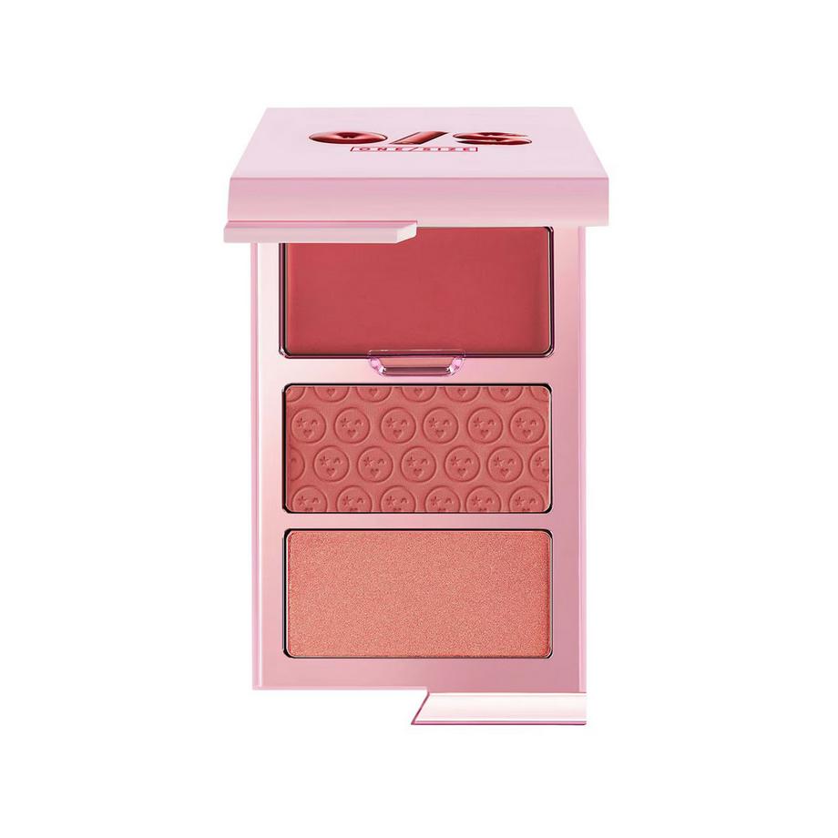 Cheek Clapper 3D - Blush-Trio mit 3 verschiedenen Texturen