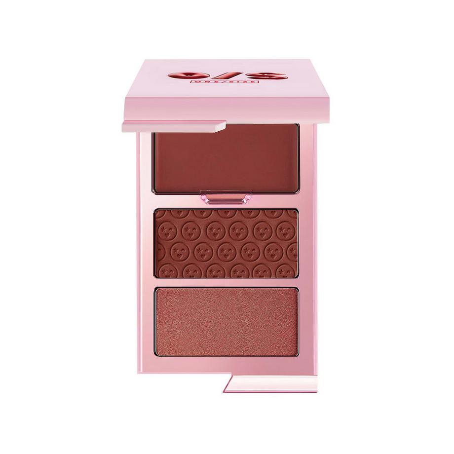 Cheek Clapper 3D - Blush-Trio mit 3 verschiedenen Texturen