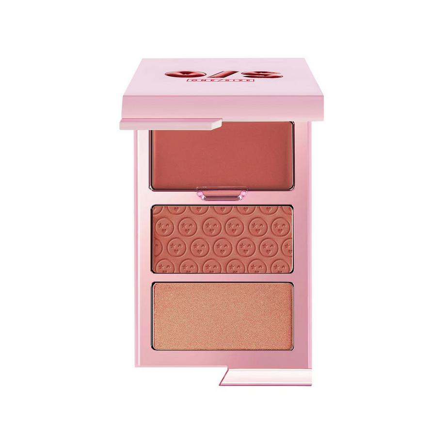 Cheek Clapper 3D - Blush-Trio mit 3 verschiedenen Texturen