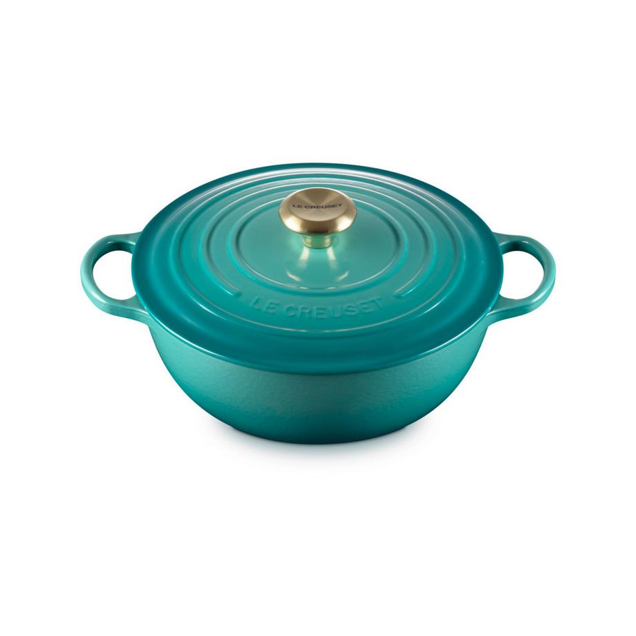 LE CREUSET Cocotte La Marmite Signature, Bleu Riviera 