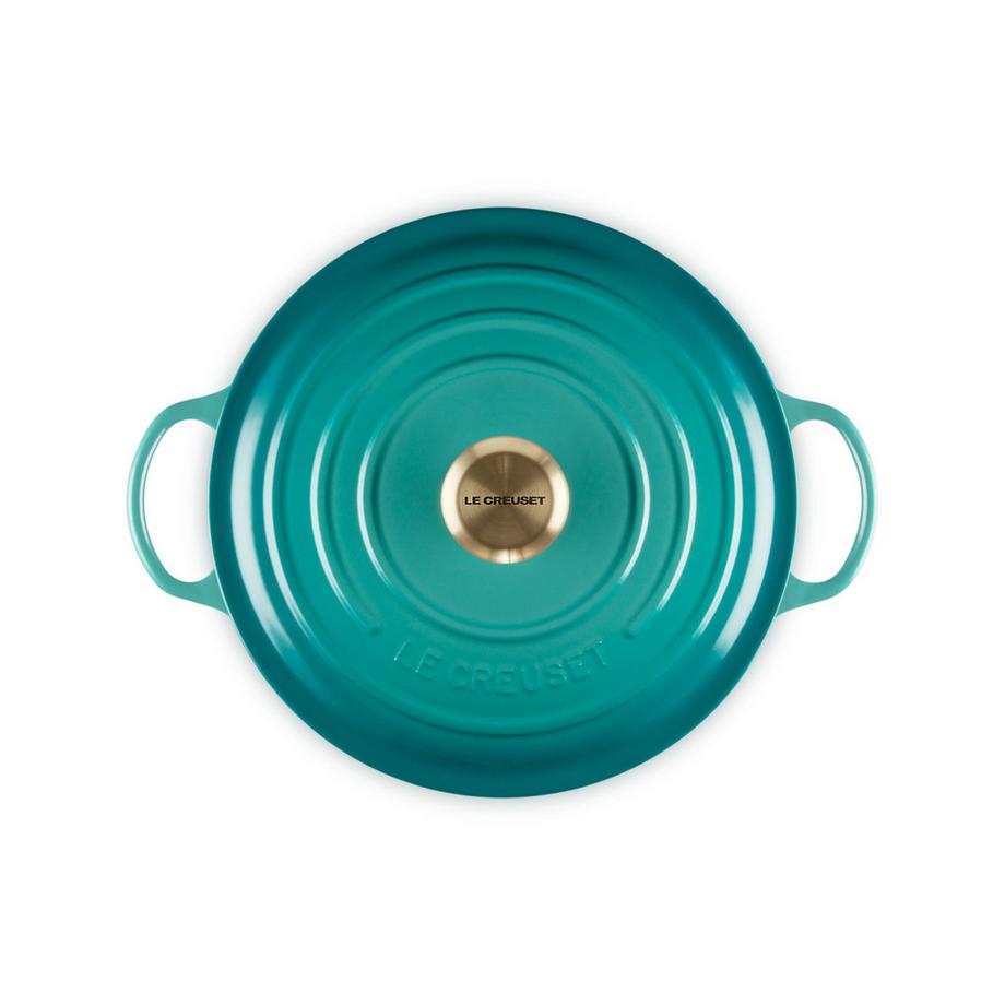 LE CREUSET Cocotte La Marmite Signature, Bleu Riviera 