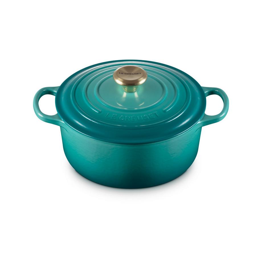 LE CREUSET Cocotte Signature, Bleu Riviera 
