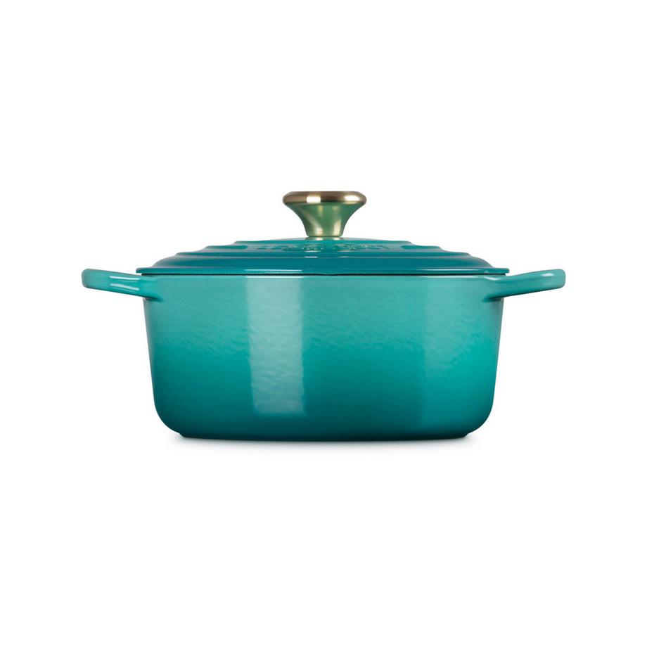 LE CREUSET Cocotte Signature, Bleu Riviera 