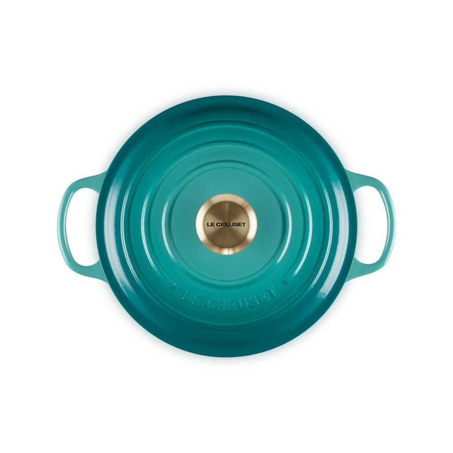 LE CREUSET Cocotte Signature, Bleu Riviera 