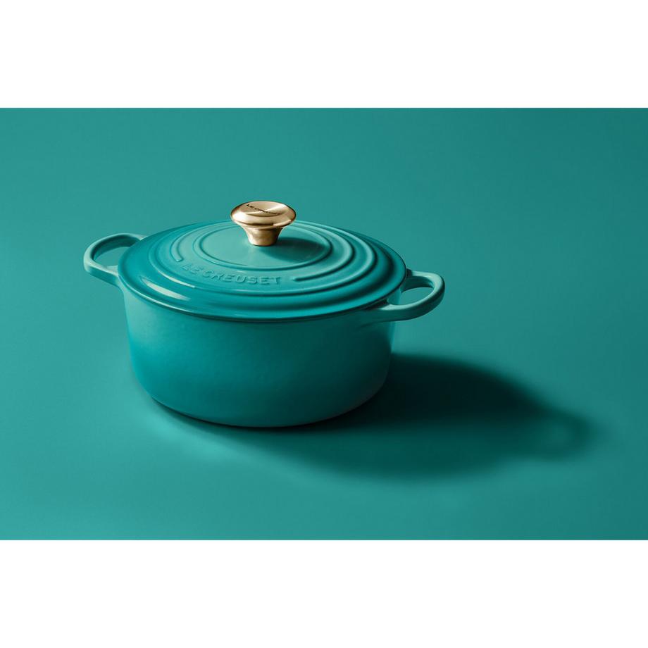 LE CREUSET Cocotte Signature, Bleu Riviera 