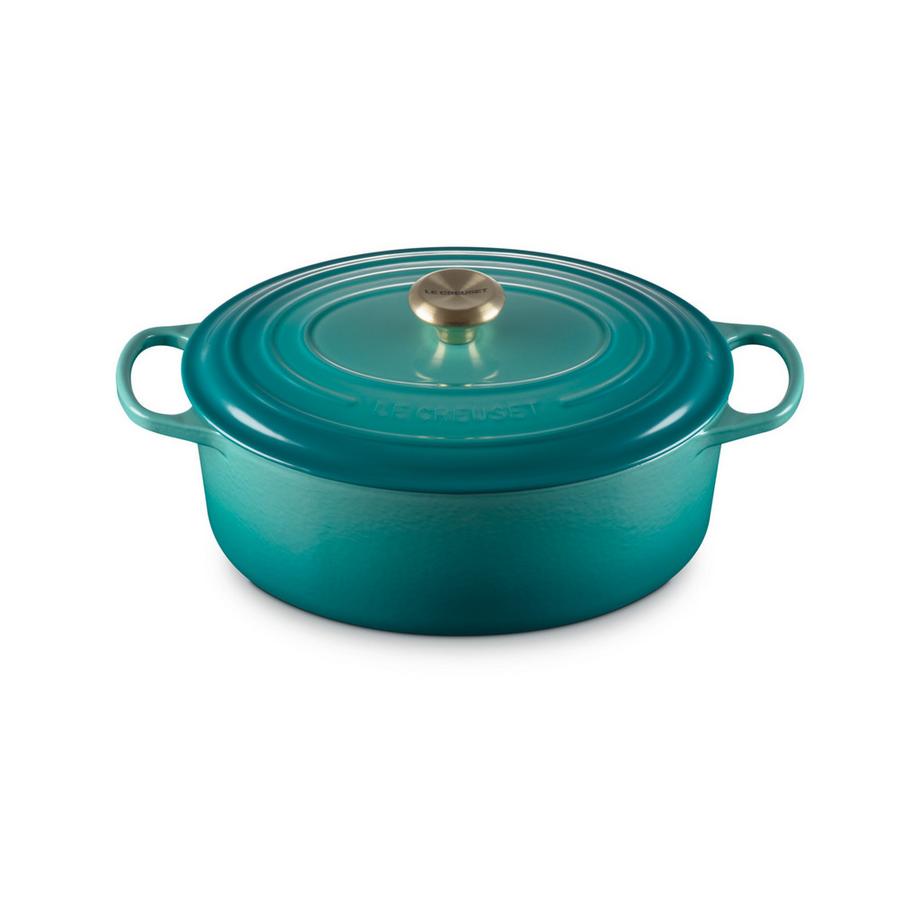 LE CREUSET Cocotte Signature, Bleu Riviera 