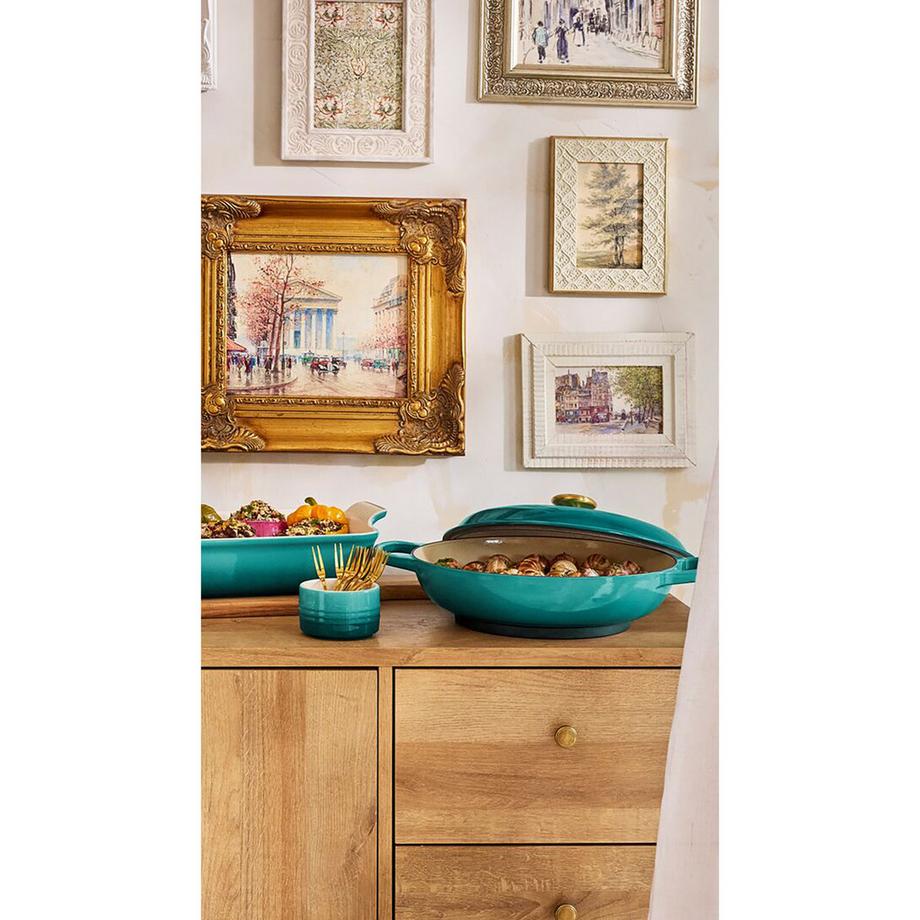 LE CREUSET Cocotte Signature, Bleu Riviera 