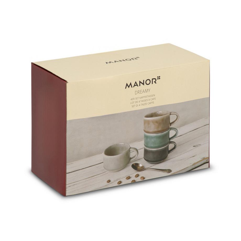Manor Home Kaffeetassen-Set, 4-teilig Dreamy 