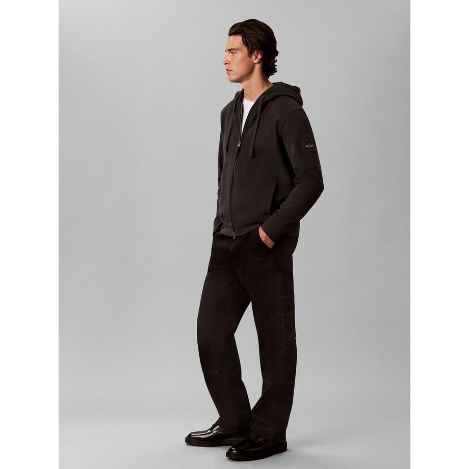 Calvin Klein Jeans Full Zip Hoodie mit Fronttaschen  