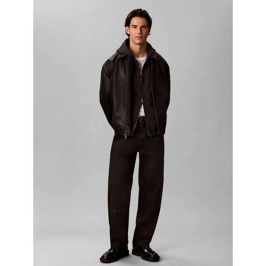 Calvin Klein Jeans Full Zip Hoodie mit Fronttaschen  