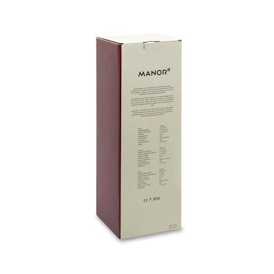 Manor Home Lampe de table Nuri 