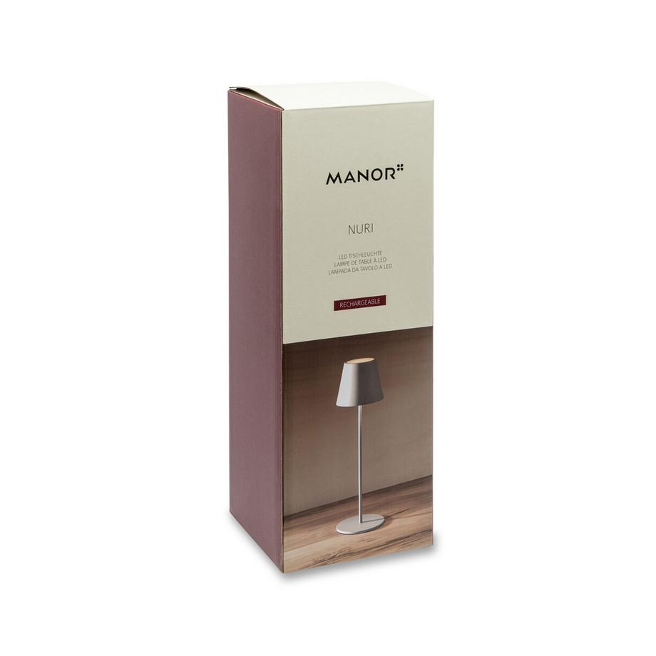 Manor Home Lampe de table Nuri 