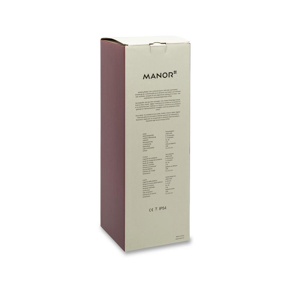 Manor Home Lampe de table Nuri 