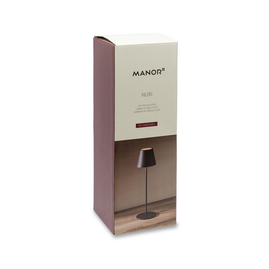 Manor Home Lampe de table Nuri 