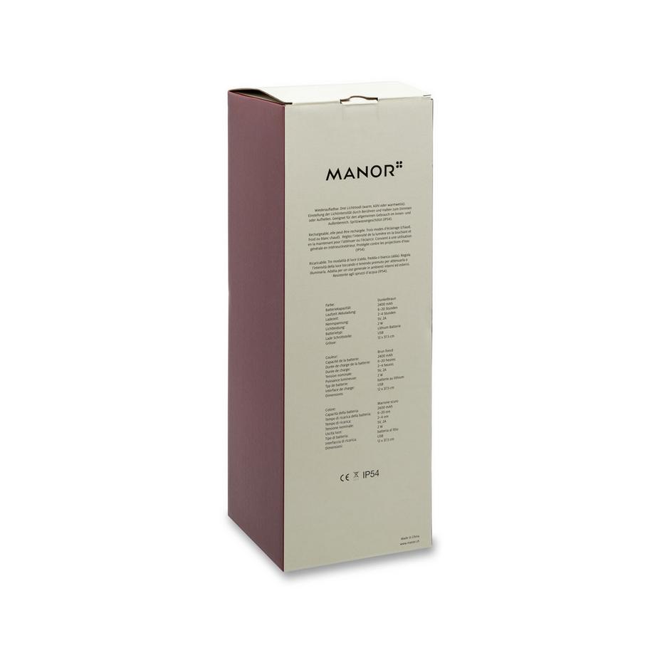 Manor Home Lampe de table Nuri 