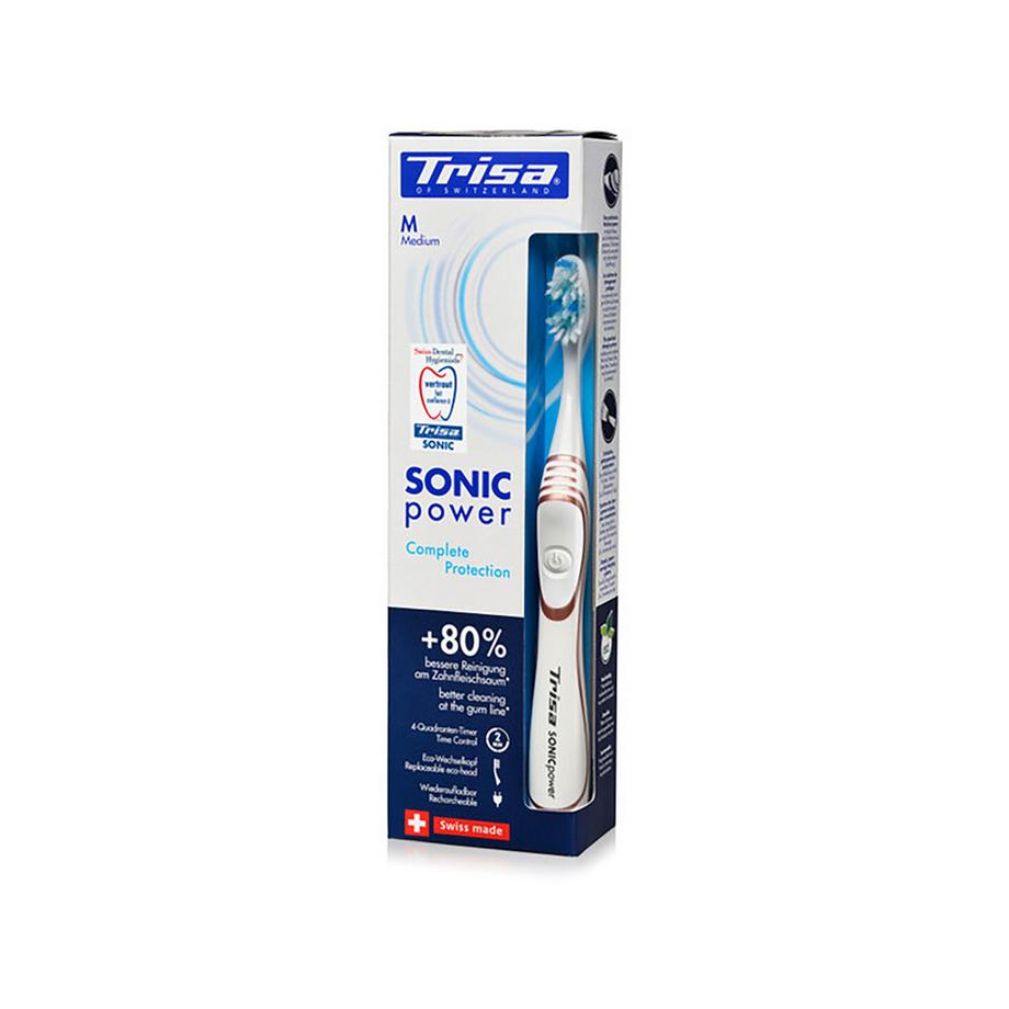 Trisa Brosse à dents sonique Sonicpower Complete Protection Medium, assortiment aléatoire  
