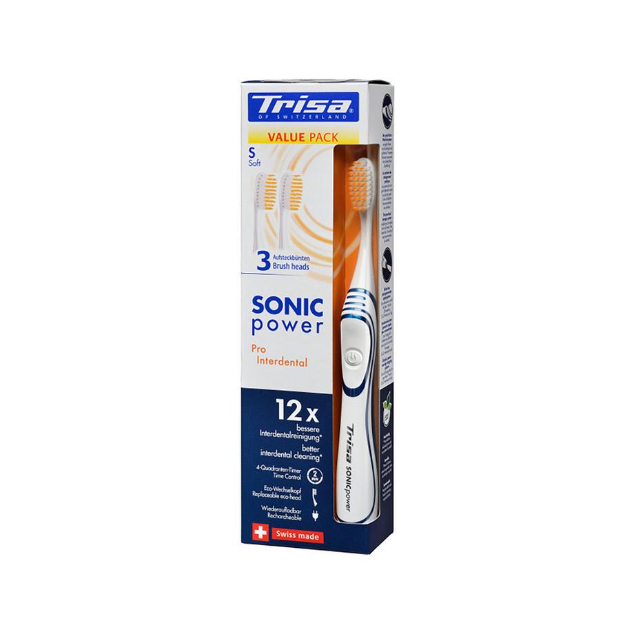 Trisa Schallzahnbürste Sonicpower Promo Pro Interdental Soft, Zufallsauswahl  