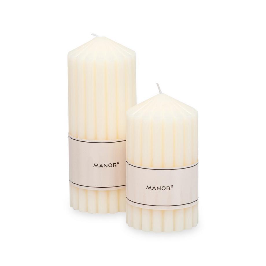Manor Home Bougie cylindrique Birch 