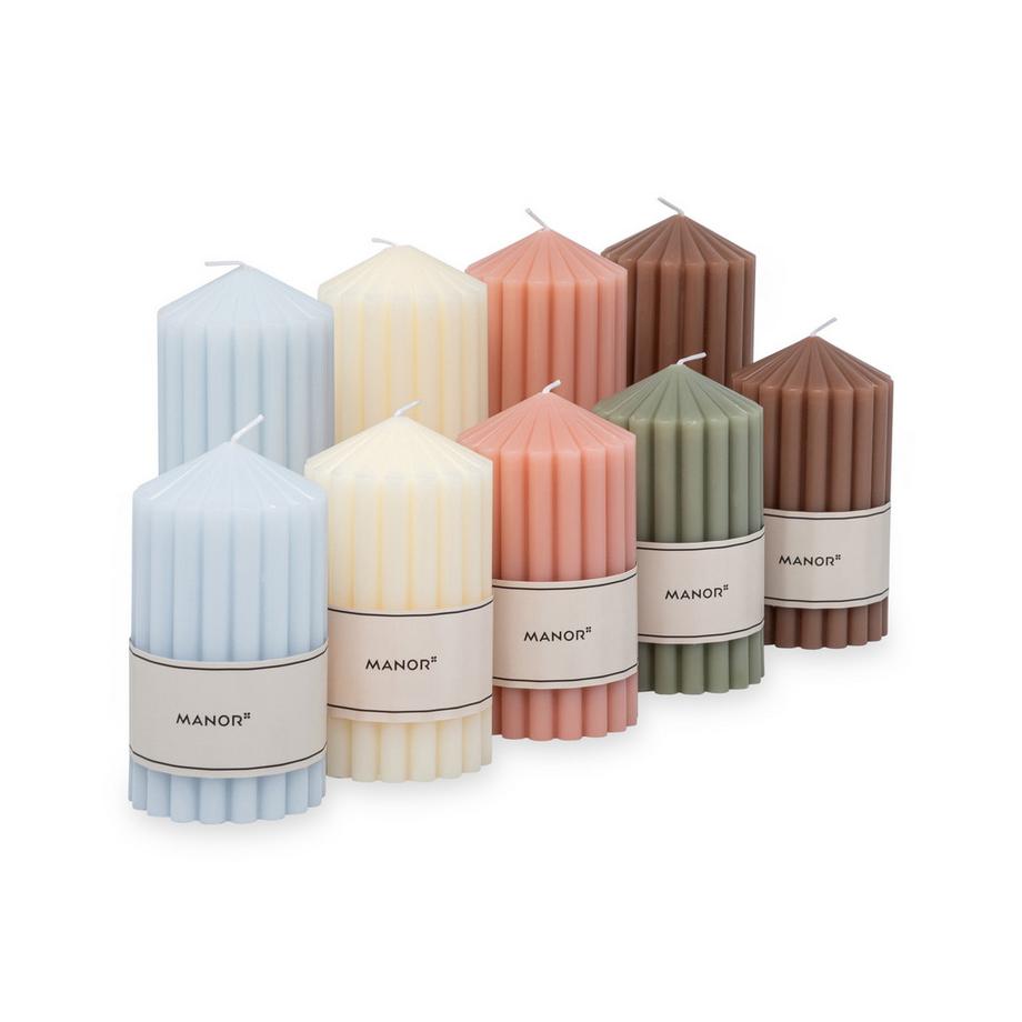 Manor Home Bougie cylindrique Birch 