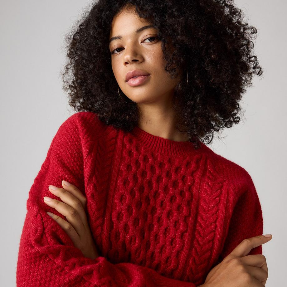 Levi's® Pull à tricot torsadé  