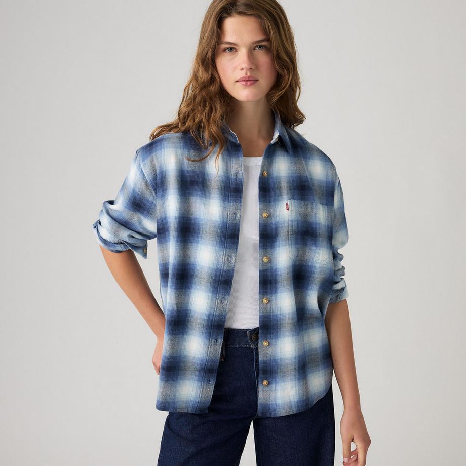 Levi's® Karierte Knopfbluse  