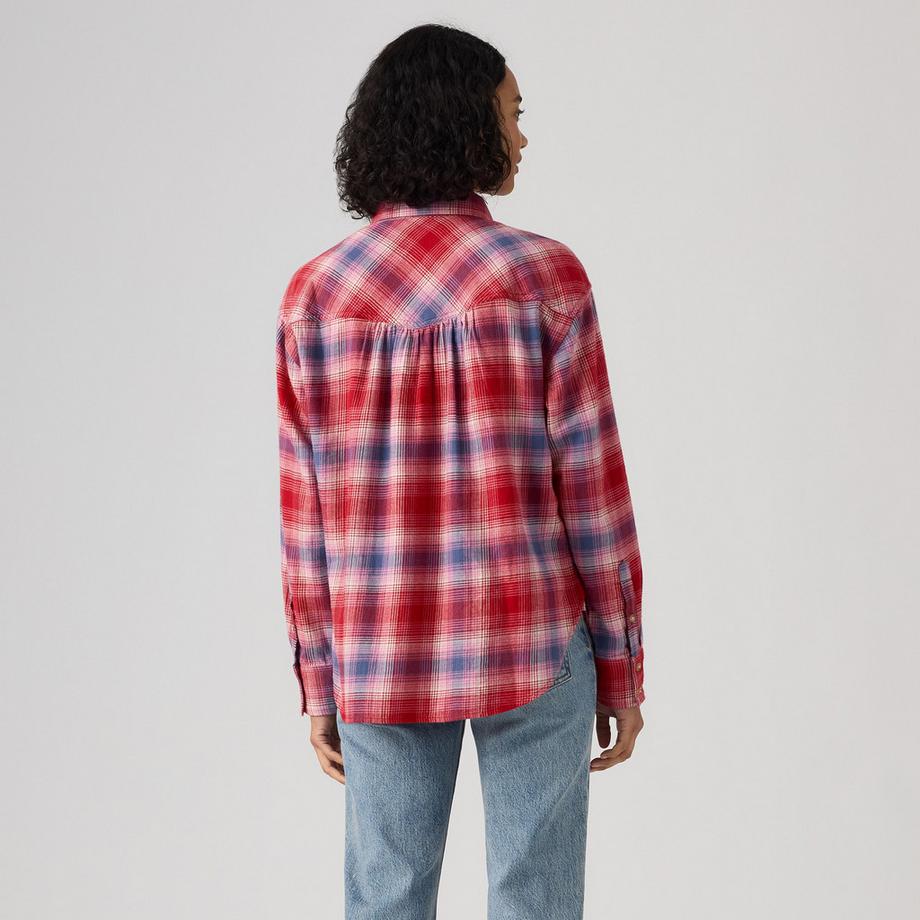 Levi's® Blouse à carreaux à boutons  