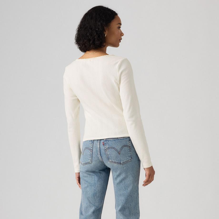 Levi's® Pull à col festonné et maille côtelée  