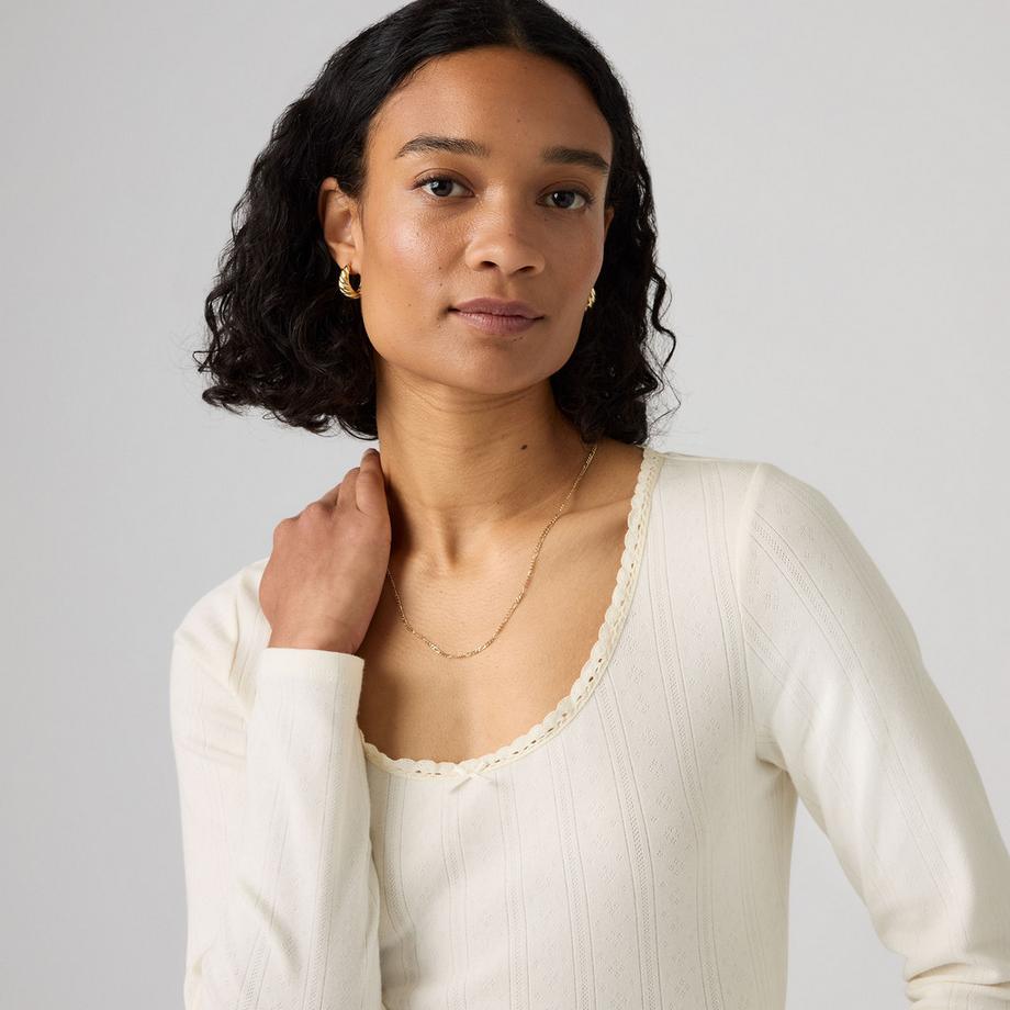 Levi's® Pull à col festonné et maille côtelée  