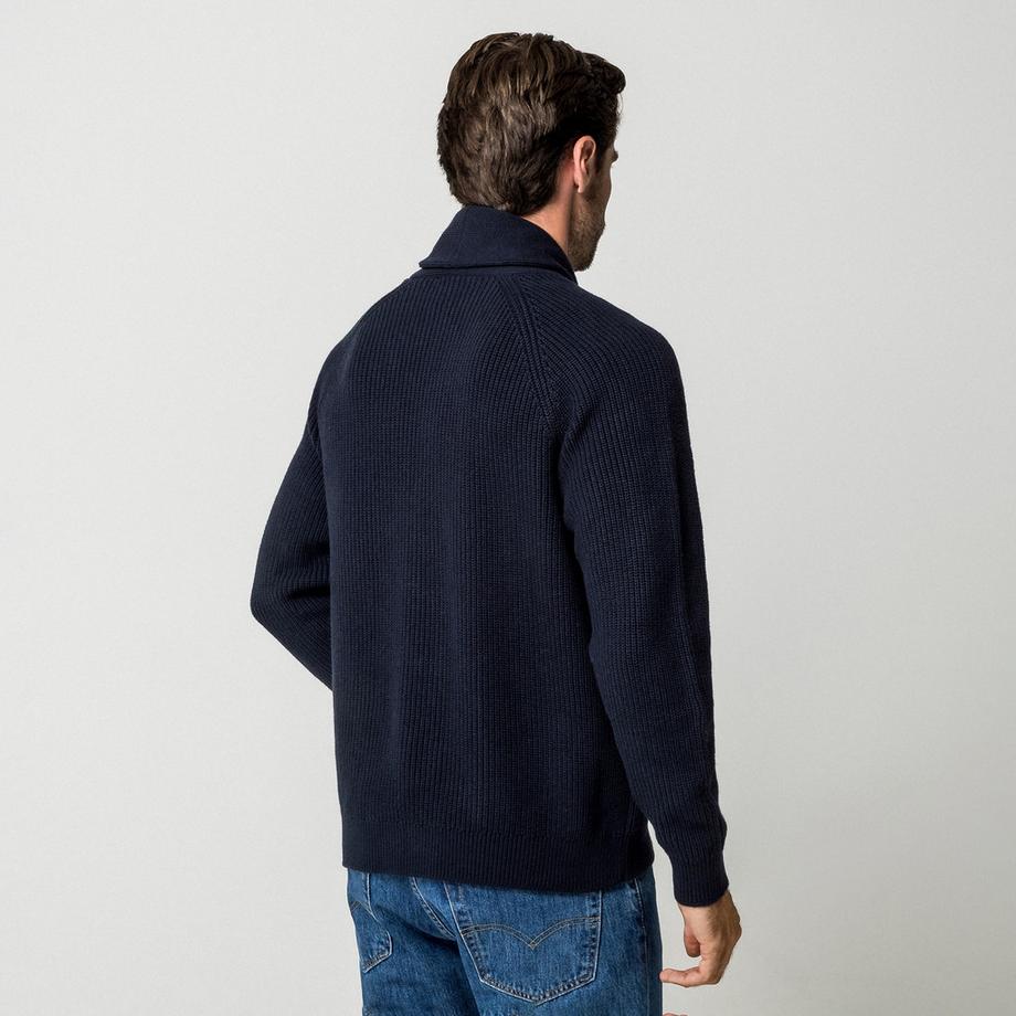Manor Man Cardigan a maglia collo a V  