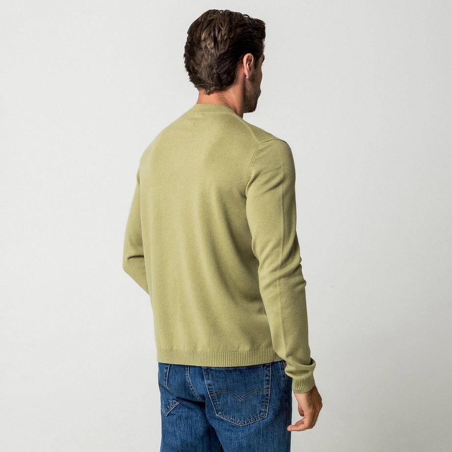 Manor Man Pullover con bottoni  