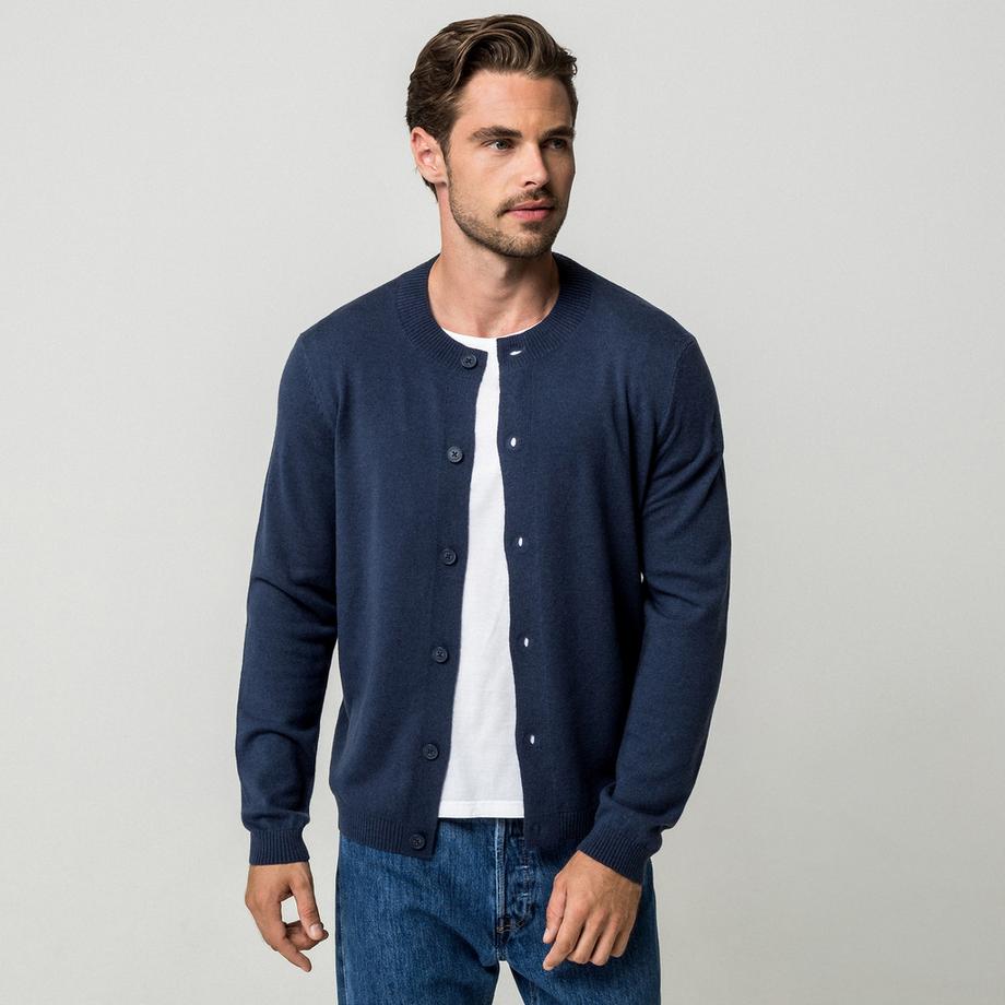 Manor Man Pullover à boutons  