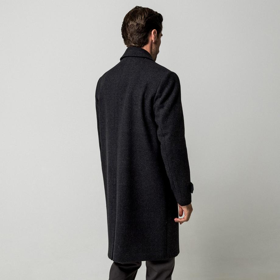 Manor Man Manteau à double boutonnage en mélange de laine  