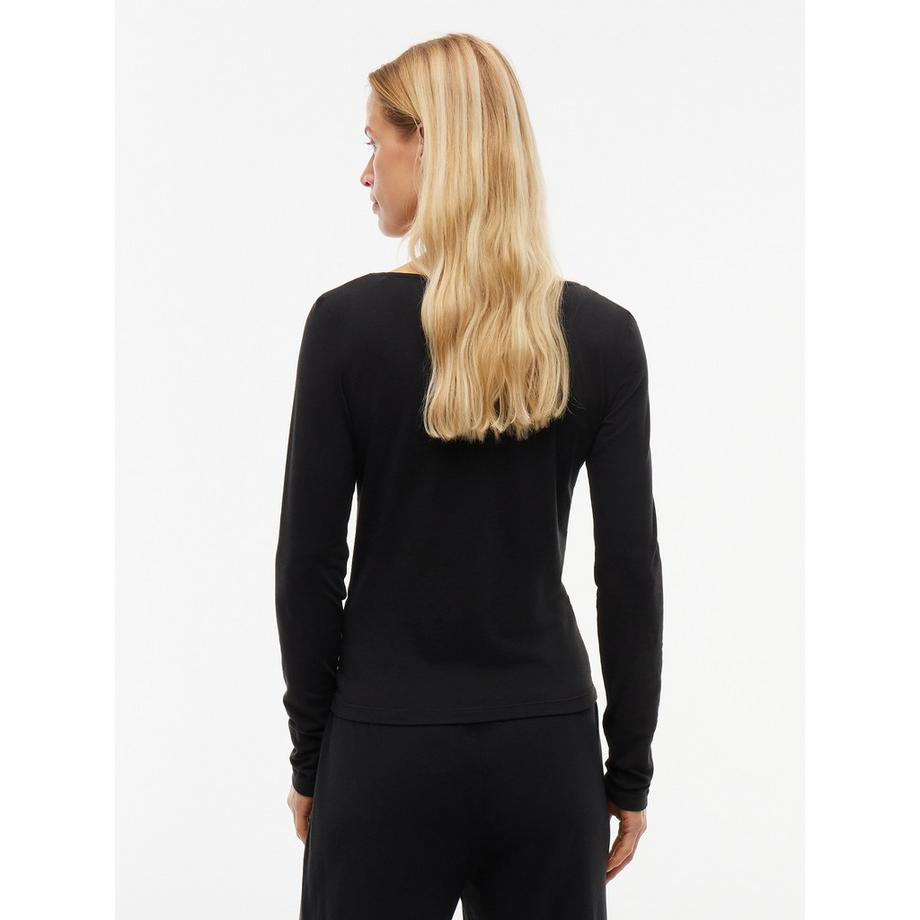 TOMMY HILFIGER Haut de pyjama Modal Lace manches longues  