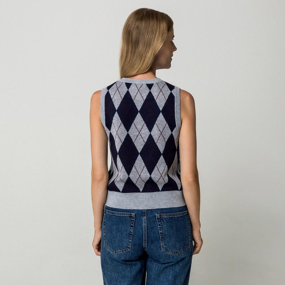 Manor Woman Gilet sans manches en tricot  