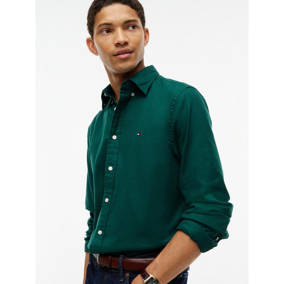 TOMMY HILFIGER Chemise Flex Flannel Solid RF  