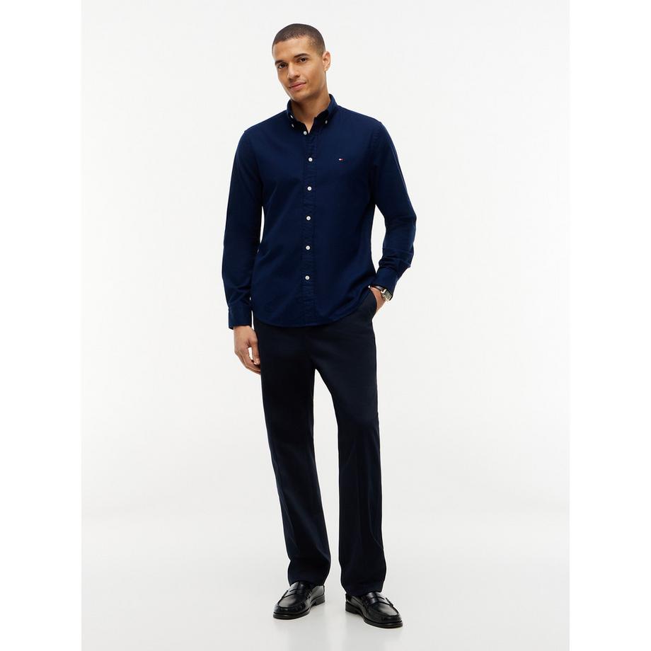 TOMMY HILFIGER Flex Flannel Solid RF Hemd  