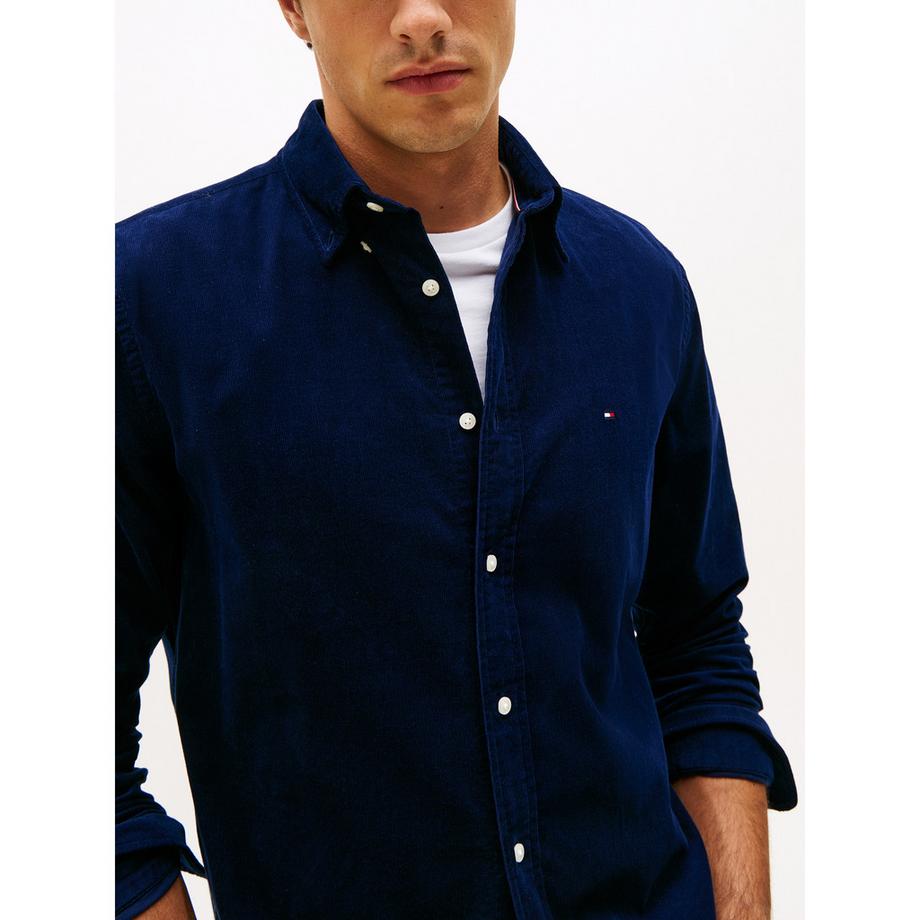 TOMMY HILFIGER Hemd mit Button-Down-Kragen  
